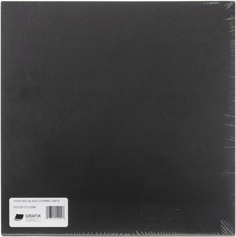 Chipboard 12x12 Negro