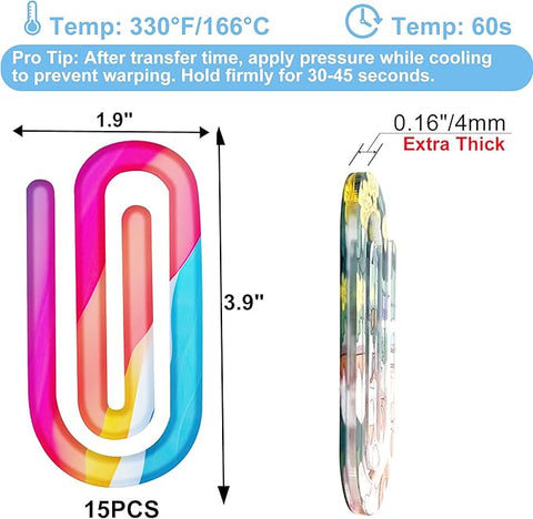 Paper Clip para Sublimar 1 pieza