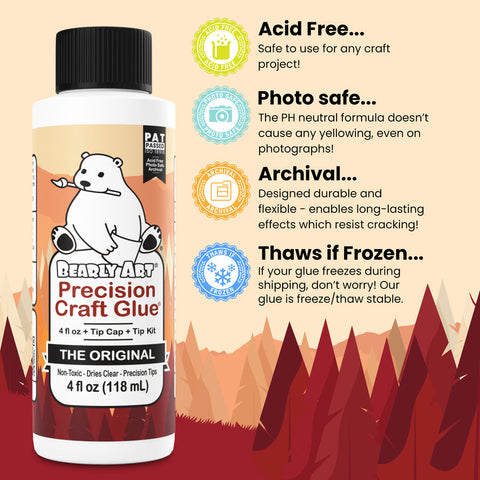 Bearly Art Precision Craft Glue - THE ORIGINAL