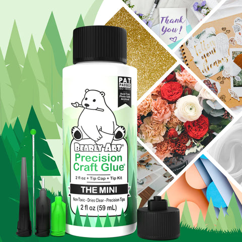BEARLY GLUE THE MINI (2 FL Oz, Tip Kit, Tip Cap)