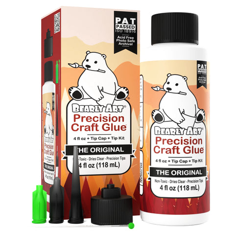 Bearly Art The Original 4oz. Precision Craft Glue