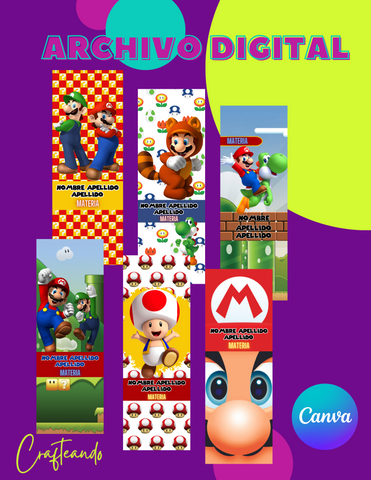 ARCHIVO DIGITAL EDITABLE Franjas Mario