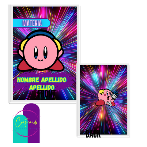 ARCHIVO DIGITAL EDITABLE Forro Dividido Kirby #2