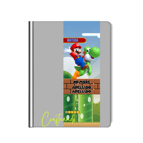 ARCHIVO DIGITAL EDITABLE Franjas Mario