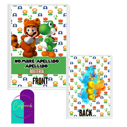 ARCHIVO DIGITAL EDITABLE Forro Dividido Mario