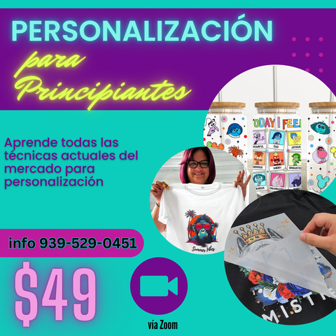 Clase Online Personalización para Principiantes